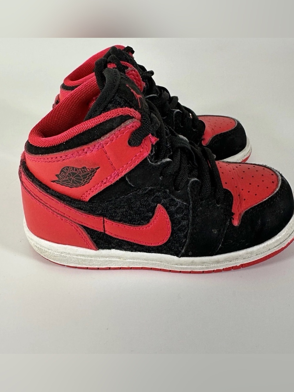 Nike Shoes Toddler 4C Air Jordan 1 Phat Siren Red Black 2011 Baby Sneakers